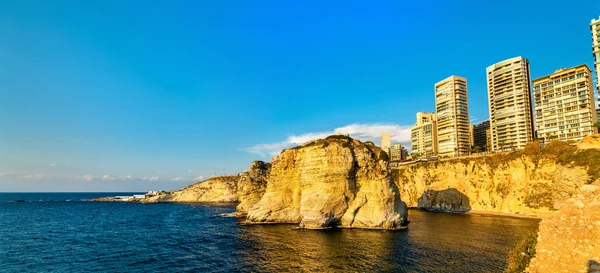 Rochers Raouche ou Pigeons à Beyrouth, Liban — Photo