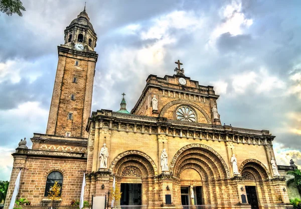 Manila katedrála v Intramuros, Filipíny — Stock fotografie