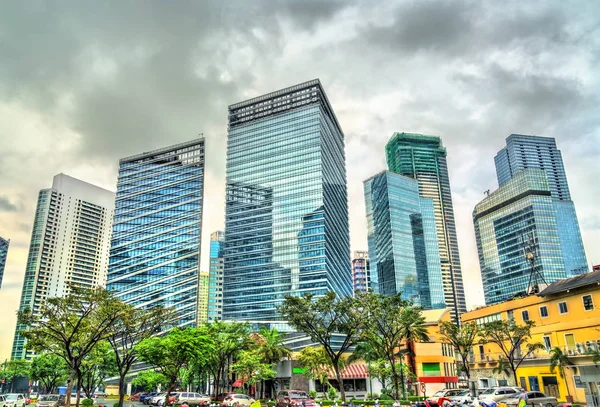 Skyskrapor på Bonifacio Global City - Manila, Filippinerna — Stockfoto