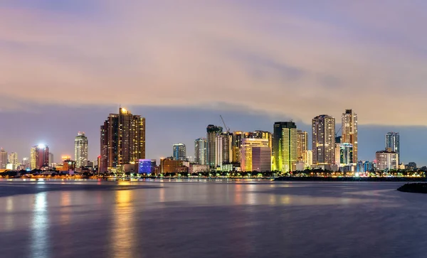 Skyline de Manille, la capitale des Philippines — Photo