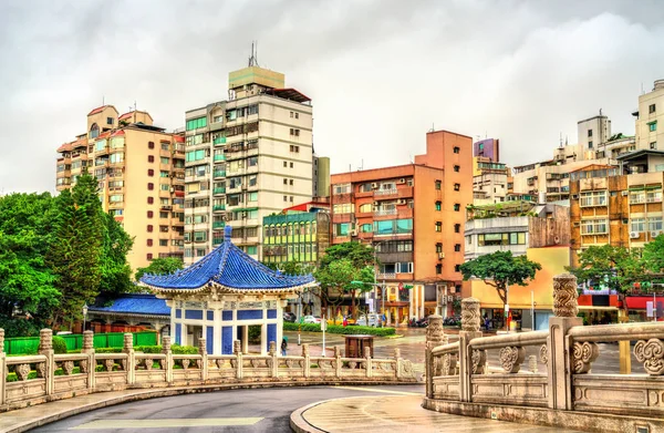 Typiska byggnader i Zhongzheng District i Taipei, Taiwan — Stockfoto