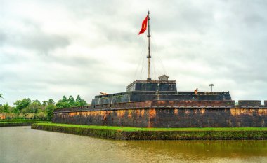 Hue, Vietnam için Imperial City Tower bayrak
