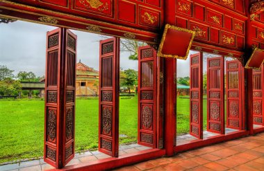 Hue, Vietnam yasak şehirde Pavilion