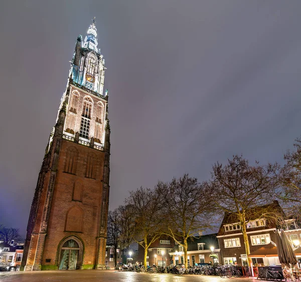 De onze-Lieve-Vrouwetoren, een kerktoren in Amersfoort, Nederland — Stockfoto