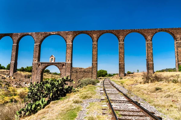 ท่อระบายน้ําของ Padre Tembleque ในเม็กซิโก — ภาพถ่ายสต็อก