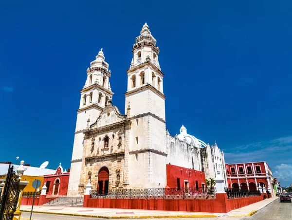 Cattedrale di Campeche in Messico — Foto Stock