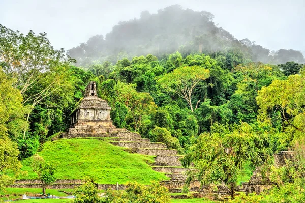 Ruinen von Palenque in Chiapas, Mexiko — Stockfoto