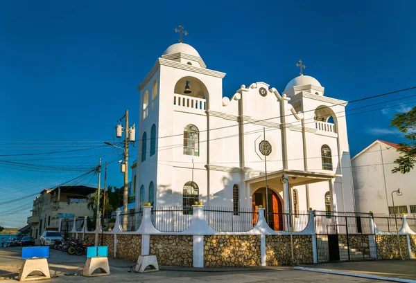 Nuestra Igreja Senora de Los Remedios em Flores, Guatemala — Fotografia de Stock