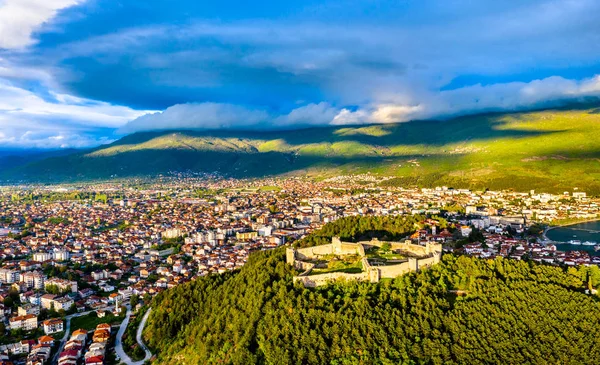 Samuels Fortress at Ohrid in North Macedonia — Stock Photo, Image