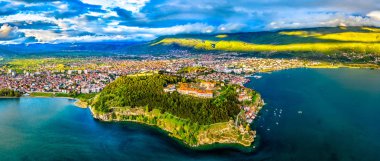 Kuzey Makedonya 'daki Ohri' de Samuels Kalesi ve Plaosnik