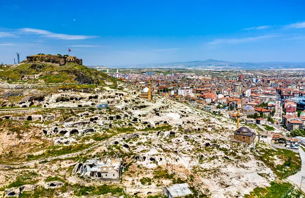 Nevsehir Castle in Cappadocia, Törökország — Stock Fotó