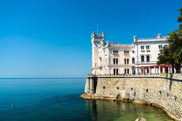 Miramare Castle near Trieste in Italy — Stock Photo, Image