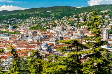 İtalya'da Trieste şehir Panoraması