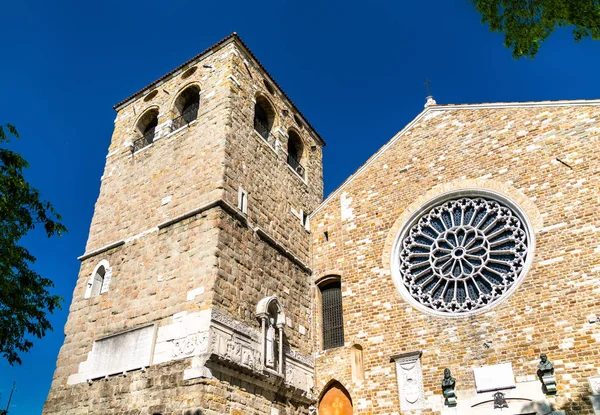 Katedra w Trieście w Saint Justus we Włoszech — Zdjęcie stockowe