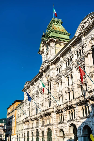 Municipal Palace of Trieste in Italy — Stock Photo, Image