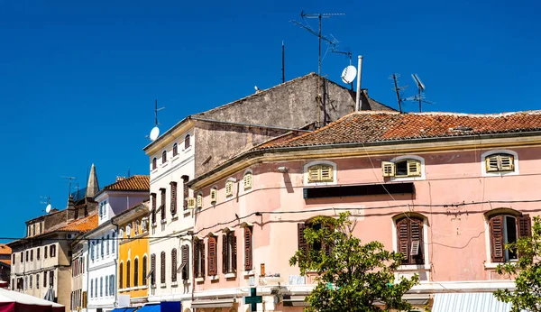 Case nel centro storico di Porec, Croazia — Foto Stock