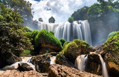 Elephant Falls at Da Lat in Vietnam clipart