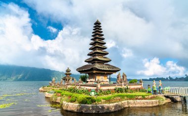 Pura ulun danu bratan Tapınağı Bali, Endonezya