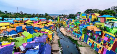 Kampung Warna-Warni Jodipan, Malang'daki Renk Köyü, Endonezya