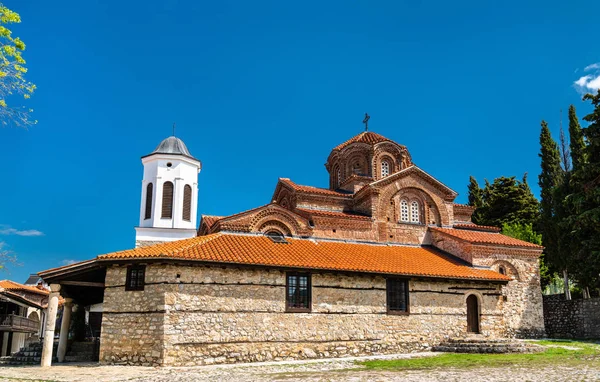 Heliga Mary Perybleptos kyrka i Ohrid, norra Makedonien — Stockfoto