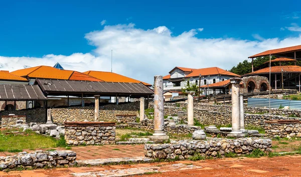 Sitio arqueológico de Plaosnik en Macedonia del Norte — Foto de Stock