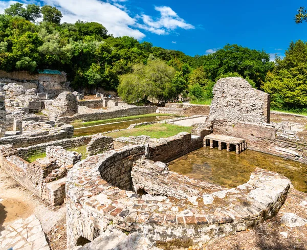 Ruins of the ancient town of Butrint in Albania — Stock Photo, Image