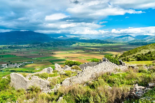 Ruins of Lekuresi Castle in Saranda, Albania — Stock Photo, Image