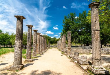 Archaeological Site of Olympia in Greece clipart