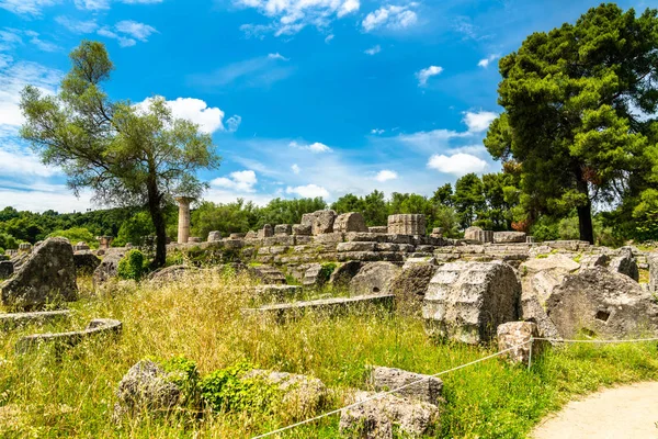 Archäologische Stätte von Olympia in Griechenland — Stockfoto