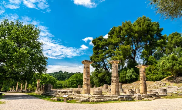 Archäologische Stätte von Olympia in Griechenland — Stockfoto