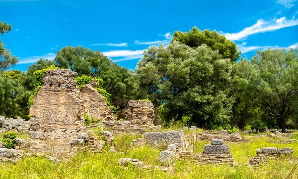 Sítio arqueológico de Olímpia na Grécia — Fotografia de Stock