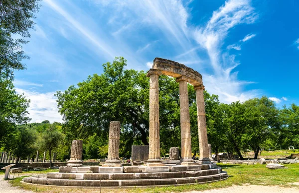 Filippeion ved Olympia i Hellas – stockfoto