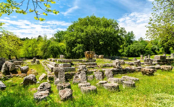 Sitio arqueológico de Olympia en Grecia — Foto de Stock