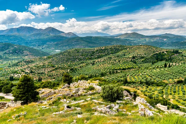 The Mycenae archaeological site in Greece — Stock Photo, Image