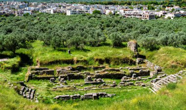 Yunanistan antik Sparta'da kalıntıları