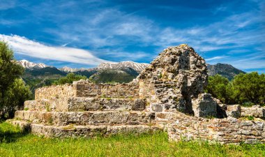 Yunanistan antik Sparta'da kalıntıları