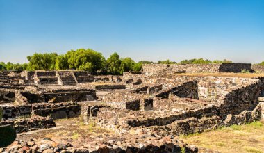 Meksika 'daki Teotihuacan manzarası
