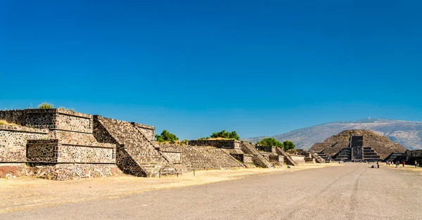 Vista de Teotihuacan no México — Fotografia de Stock