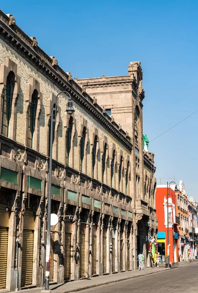 Edificios tradicionales en Puebla, México — Foto de Stock