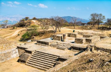Oaxaca, Meksika 'daki Monte Alban arkeolojik alanı