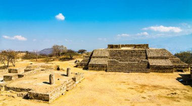 Oaxaca, Meksika 'daki Monte Alban arkeolojik alanı