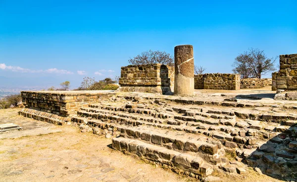 Monte Alban archaeological site in Oaxaca, Mexico — 스톡 사진