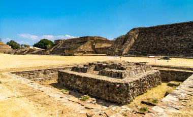 Oaxaca, Meksika 'daki Monte Alban arkeolojik alanı