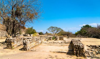 Oaxaca, Meksika 'daki Monte Alban arkeolojik alanı