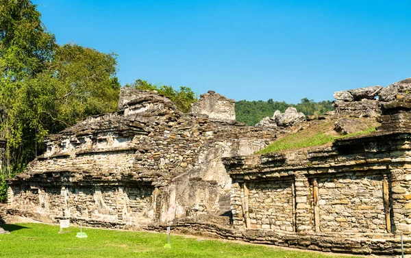 Ruínas em El Tajin, um sítio arqueológico pré-colombiano no sul do México — Fotografia de Stock