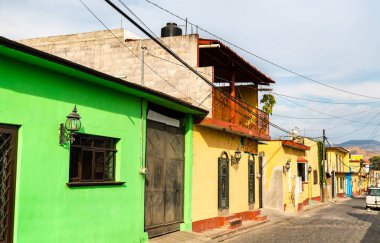 Atlatlahucan, Meksika 'da tipik Meksika mimarisi