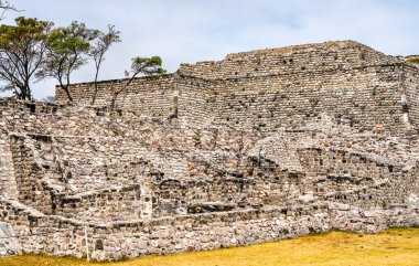 Meksika 'daki Xochicalco arkeolojik alanı