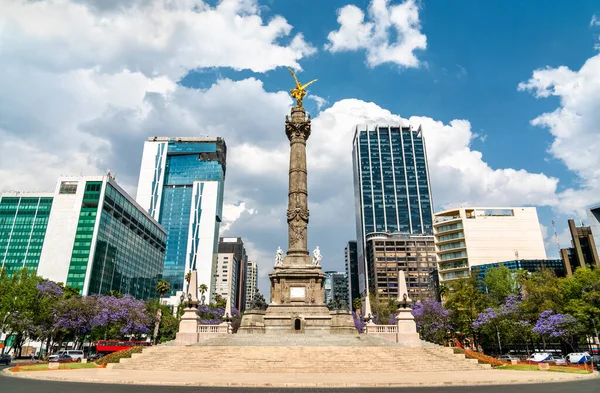 Anděl nezávislosti v mexico city — Stock fotografie
