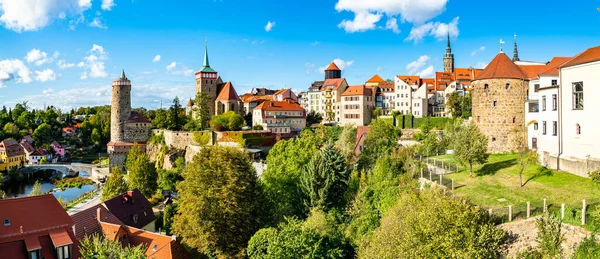 Pohled na město Bautzen v Německu — Stock fotografie