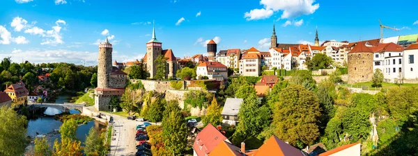 Pohled na město Bautzen v Německu — Stock fotografie